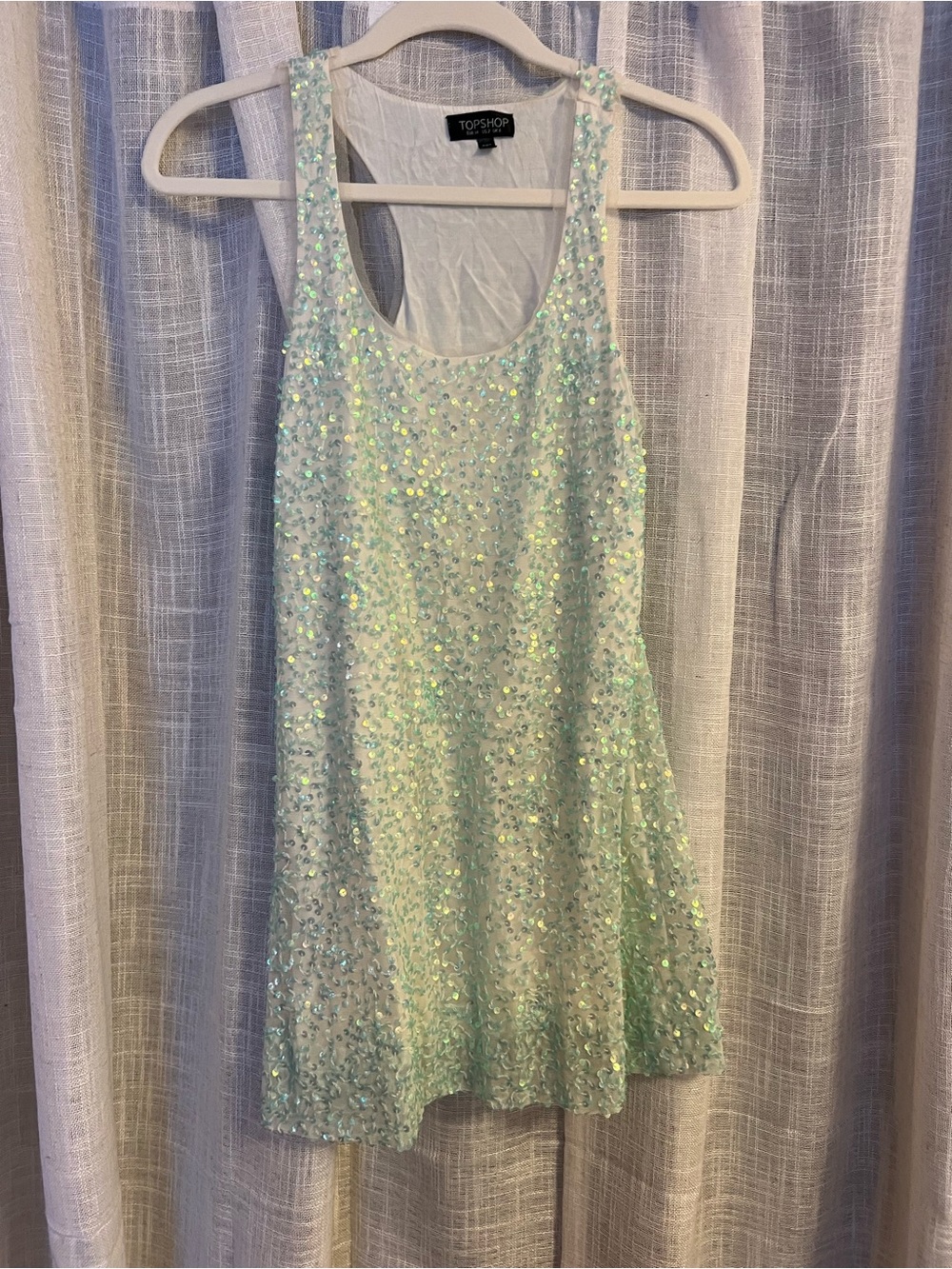 Y2K sequin mini dress